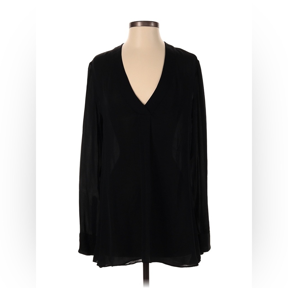 Wilfred 100% Silk V-Neck Blouse